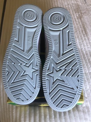 Zapatillas BAPE Bapesta  Blancas y Grus ( 42 )