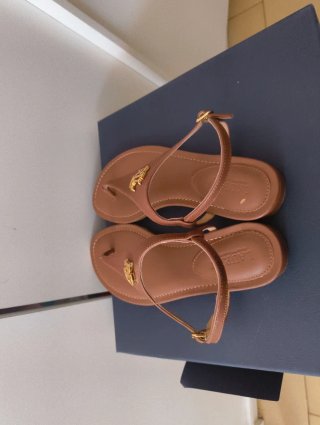 Sandalias Ralph Lauren Marrón Mujer