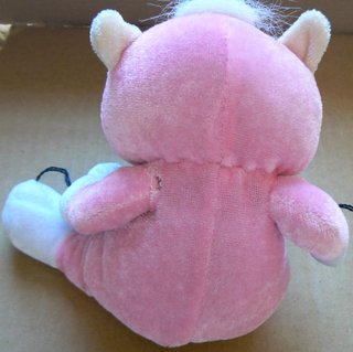 Peluche Gorilla rosa altezza cm 14 x 10 come nuovo
