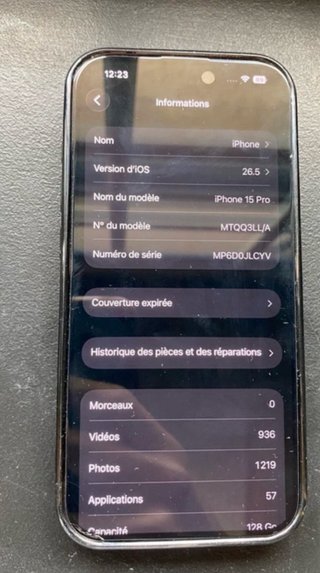 iPhone 15 Pro Azul Marino