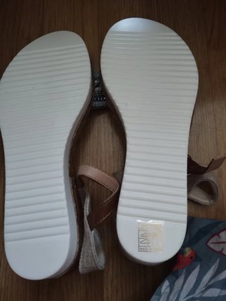 Sandalias Shein Talla 39 Beige y Azul