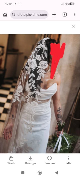Velo de Novia Pronovias Blanco