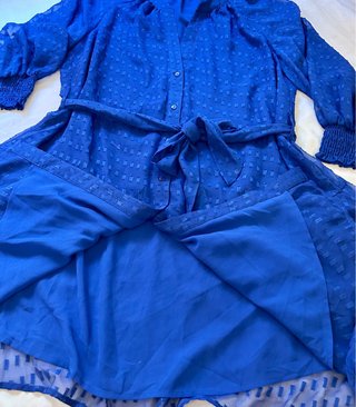 Vestido Lola Casademunt Azul Talla L-40