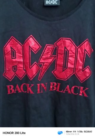 Camiseta AC/DC Back in Black Talla L