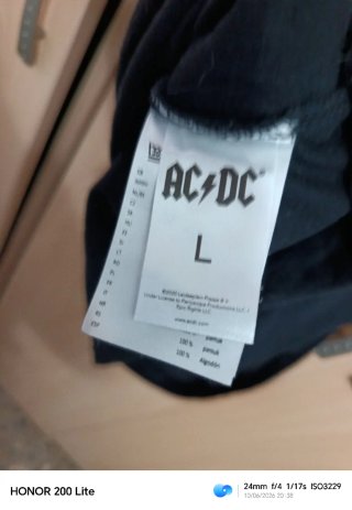 Camiseta AC/DC Back in Black Talla L