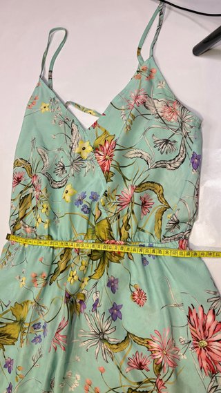 Vestido corto estampado floral