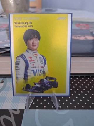 Carta Yuki Tsunoda Visa Cash App RB