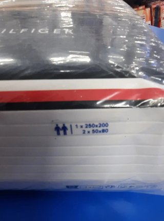 Copripiumino matrimoniale Tommy Hilfiger flanella