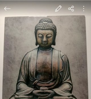 Cuadro Buda Cristal