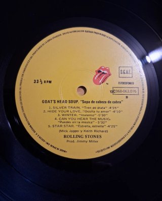 LP de The Rolling Stones: "Goats Head Soup" (1973)