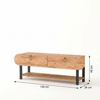 Mueble TV 130x34x45 cm