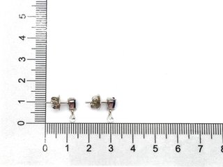 E1812054-0    Pendientes Oro 18k Con Diamante,Zafi