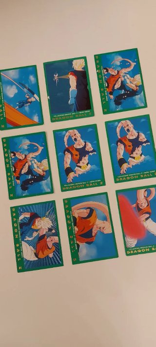 Lotto 51 Carte Dragonball Z Serie Verde
