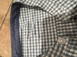 2 Camisas Niños Cuadros Verdes