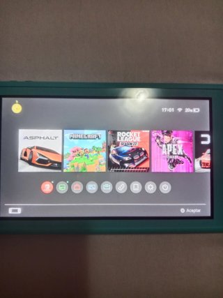 Nintendo Switch Lite Turquesa + 5 juegos digitales