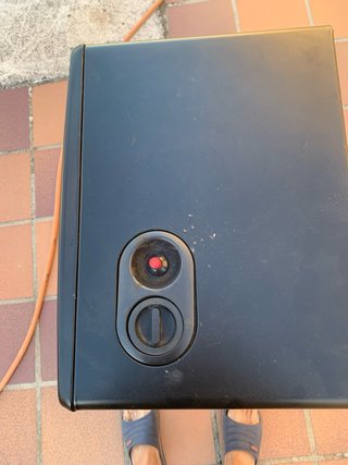 Estufa de gas VALUE negra