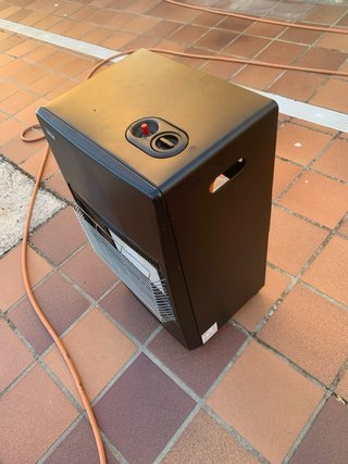 Estufa de gas VALUE negra