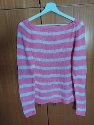 Jersey rayas mujer manga larga