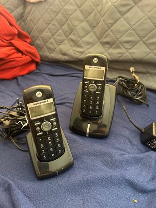 Teléfonos Inalámbricos Motorola Negro