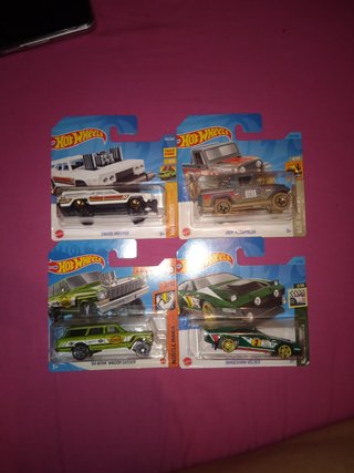 Lote 4 Coches Hot Wheels