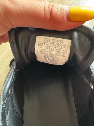 Zapatillas Guess Negras Plataforma
