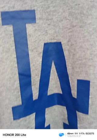 Camiseta LA Dodgers  Gris Talla L