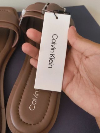 Calvin Klein sandalias Marrón Mujer