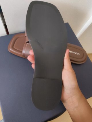 Calvin Klein sandalias Marrón Mujer