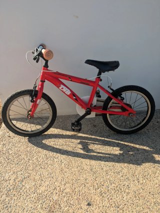 Bicicleta Infantil Roja 16