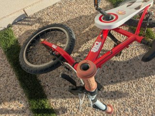 Bicicleta Infantil Roja 16