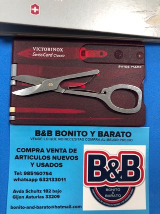 Victorinox Swisscard Classic Navaja Roja