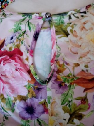 Vestido floral multicolor