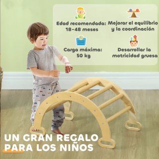 Puente de madera infantil