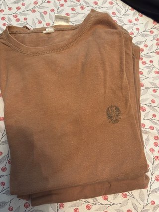 6 Camisetas Ejército Marrón Algodón Talla S