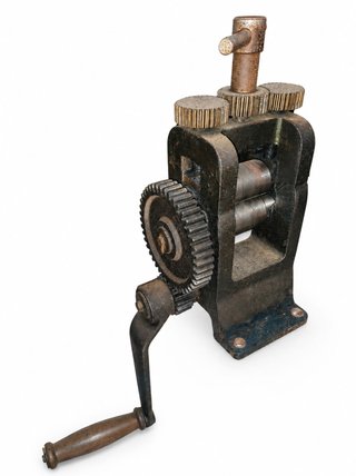Laminadora de metal manual