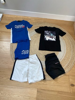 Pack 3 pantalones y 2camisetas niño