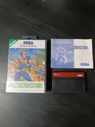 Mercs Sega Master System Shoot 'em up