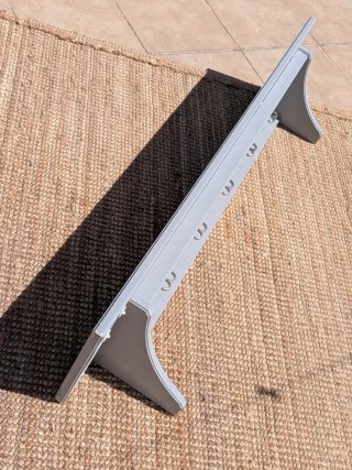 Perchero de pared Ikea madera gris