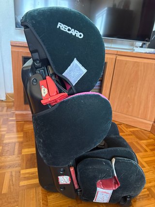 Silla Coche Recaro Young Sport Negra/Rosa de 9-36