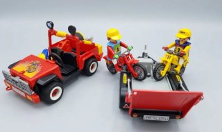 Playmobil 3754 Jeep Motocross 1998 Vintage