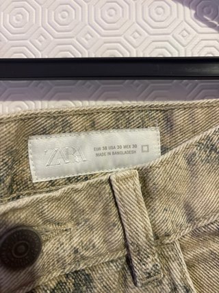 Jeans Zara Beige Taglia 38