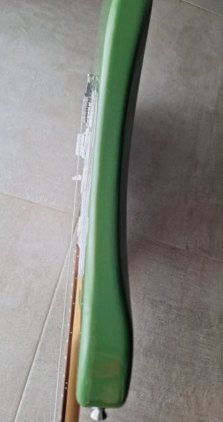 Guitarra Eléctrica Verde imitación Stratocaster
