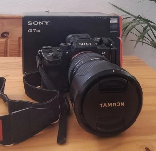 Cámara Sony a7RIII + objetivo Tamron