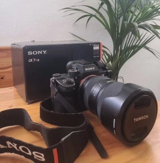 Cámara Sony a7RIII + objetivo Tamron