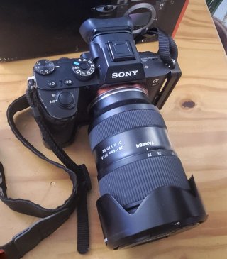 Cámara Sony a7RIII + objetivo Tamron