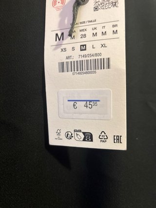 Pantaloni donna Zara neri