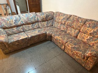 Sofá Rinconera Multicolor Tela