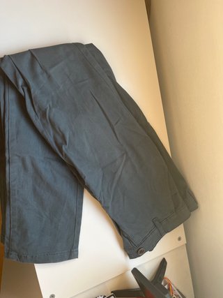 Pantalones verde azulado