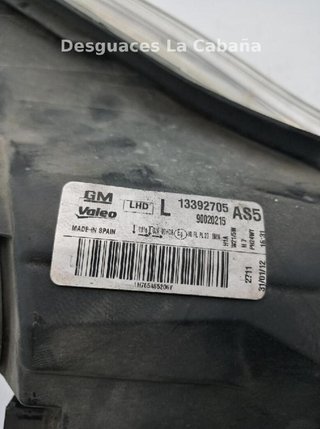 22654953 faro izquierdo opel corsa d (s07)