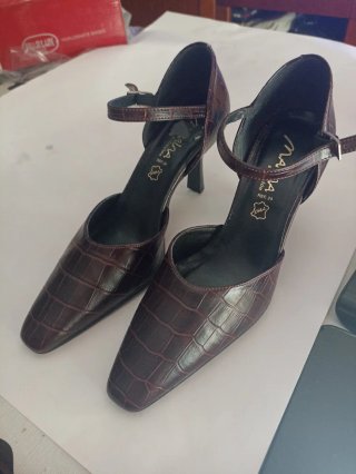 Zapatos de piel Marina Selección T.37 Cocodrilo